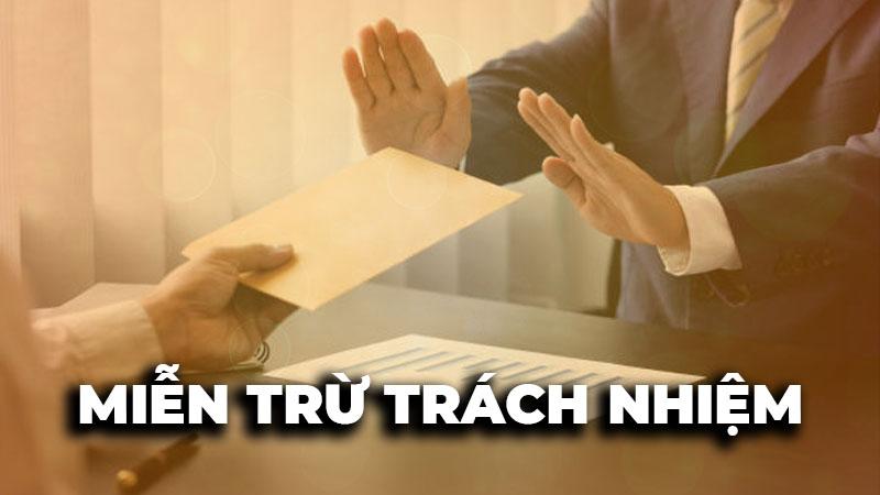 Quy định về miễn trừ trách nhiệm đối với hội viên 